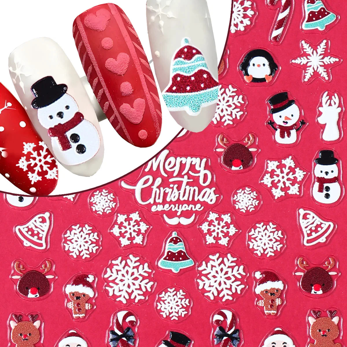 Christmas DIY Nail Art Stickers