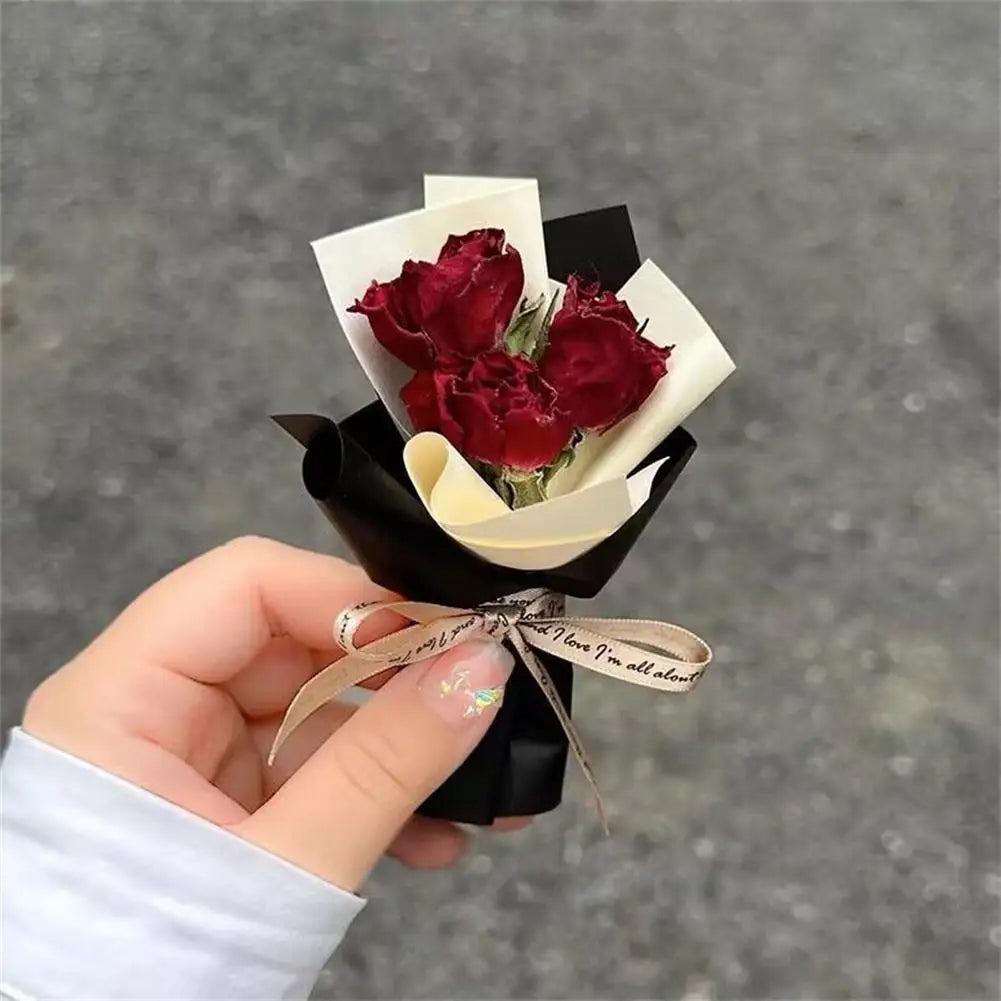 Car Air Outlet Dried Flowers Bouquet Aromatherapy Perfume Dispenser Lasting Fresh