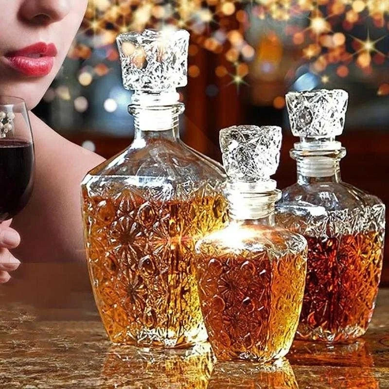 Crystal Glass Whiskey and Wine Carafe Home Kitchen Tool