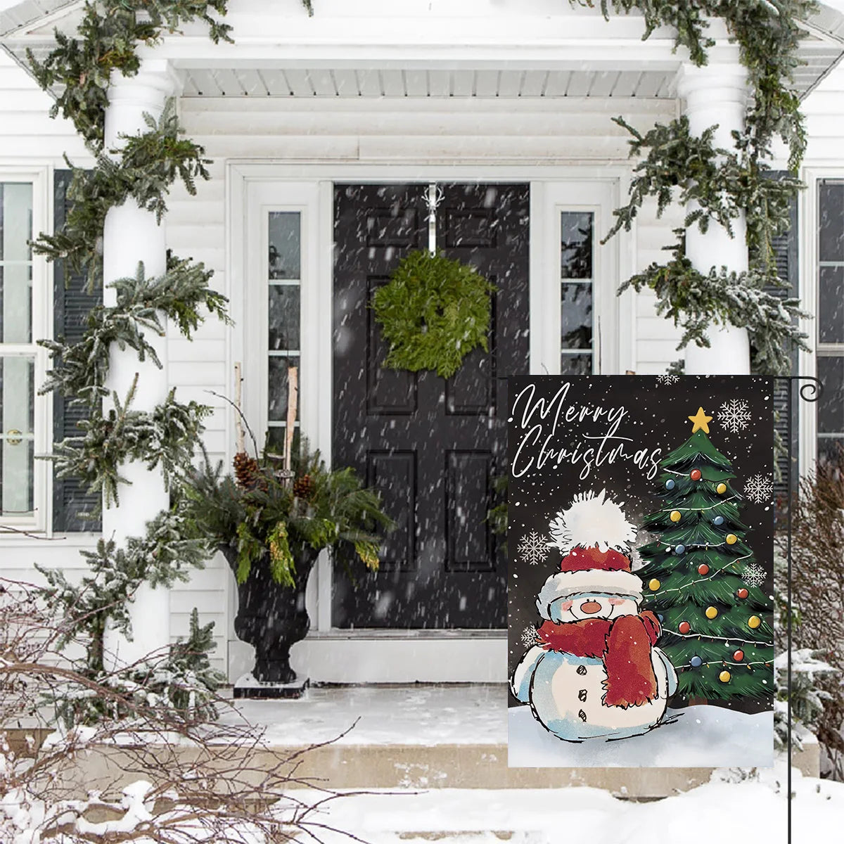 Christmas Garden Flags