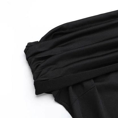 Robe longue sexy sans bretelles et dos nu, élégante