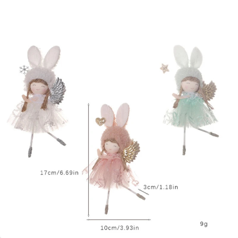 Christmas Angel Dolls  Ornaments Navidad 2022 Christmas Decoration for Home Natal Gifts Noel Deco