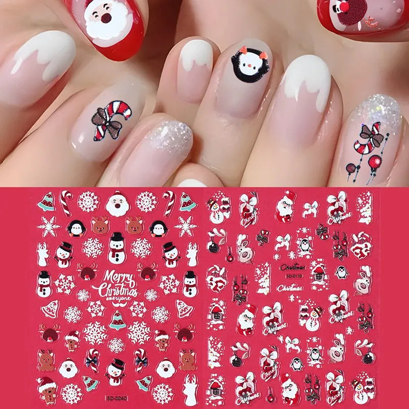 Christmas DIY Nail Art Stickers