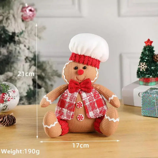 Gingerbread Man Doll Holiday Decorations