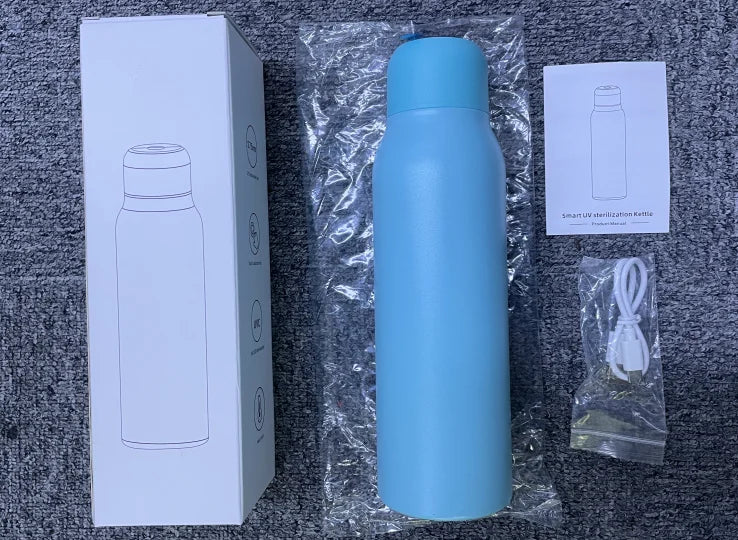 Self-Cleaning Vacuum Insulated Water Bottle