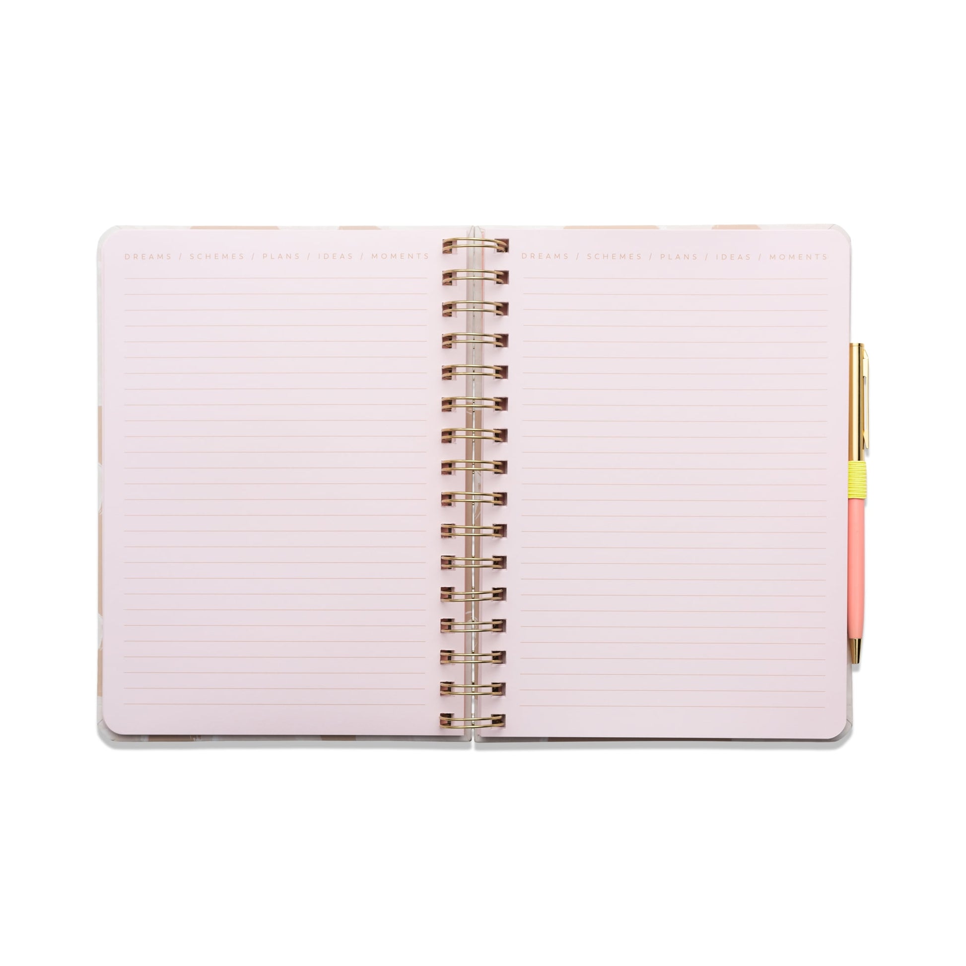 Pen + Gear Twin Wire Bound Journal - Khaki, 6" X 8.25" X 1", 192 Lined Pages, Paper Hard Cover, Pen