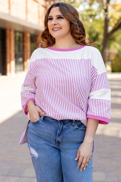 Pink Stripe Patchwork