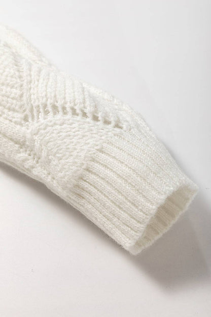 Neck Drop Shoulder Sweater