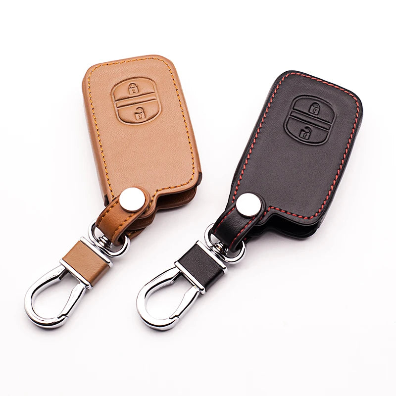 Fob Key Leather Car Key Holder Case Cover