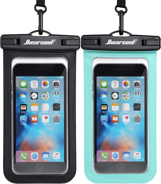 Waterproof Phone Pouch, Waterproof Phone Case for Iphone 15 14 13 12 Pro Max, IPX8 Cellphone Dry Bag Beach Cruise Ship Essentials 2Pack-8.3"