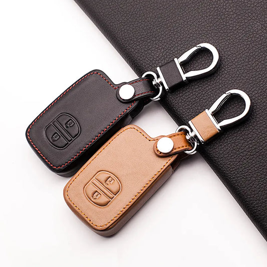 Fob Key Leather Car Key Holder Case Cover