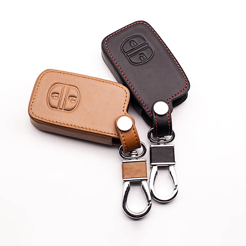 Fob Key Leather Car Key Holder Case Cover