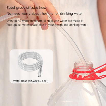 Electric Water Gallon Dispenser – Rechargeable USB Bottle Pump for Desk & Travel | 1800mAh Battery | Type-C Charging