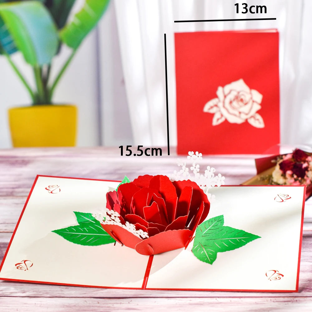 Get Well Soon Card Pop up Sympathy Cards for Mom Wife Wedding Anniversary Birthday 3D Mothers Day Greeting Cards All Occasions