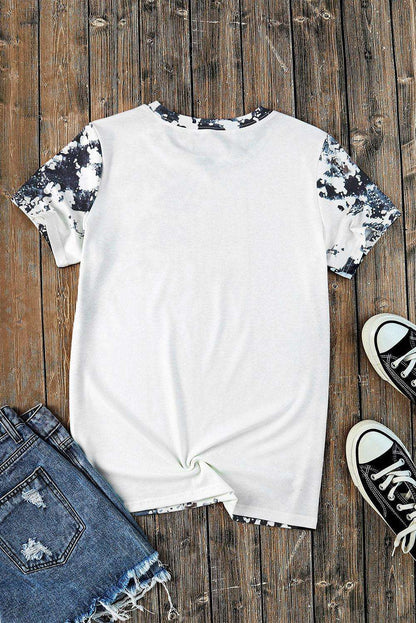 western bleached t-shirt collection back 