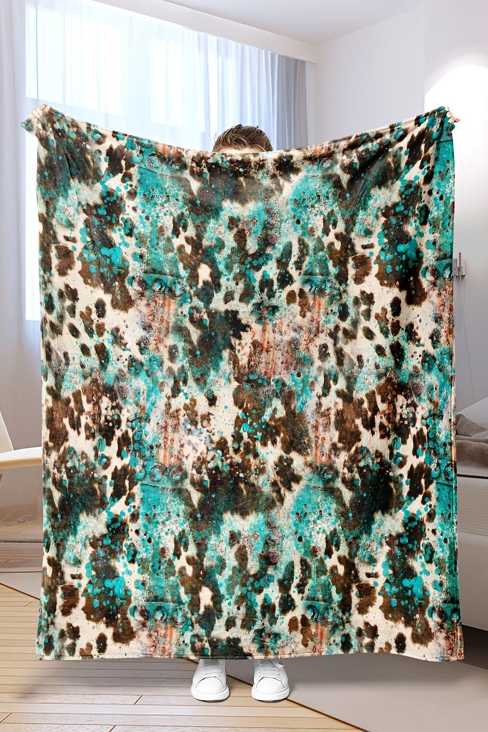 western style flannel blanket full length 