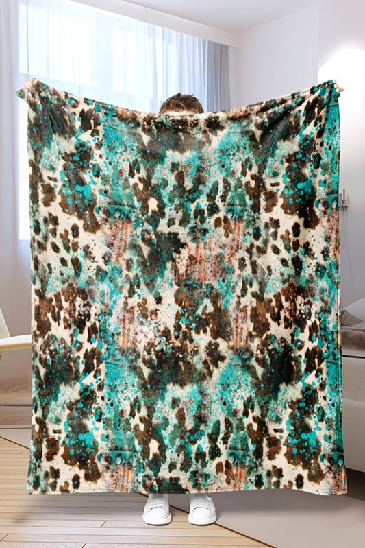 western style flannel blanket full length 