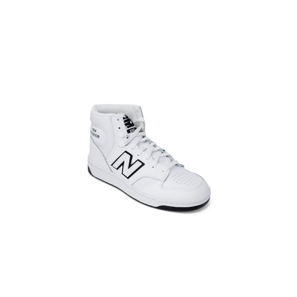 New Balance Women Sneakers - Black Leather Lace-Up Sport Shoes