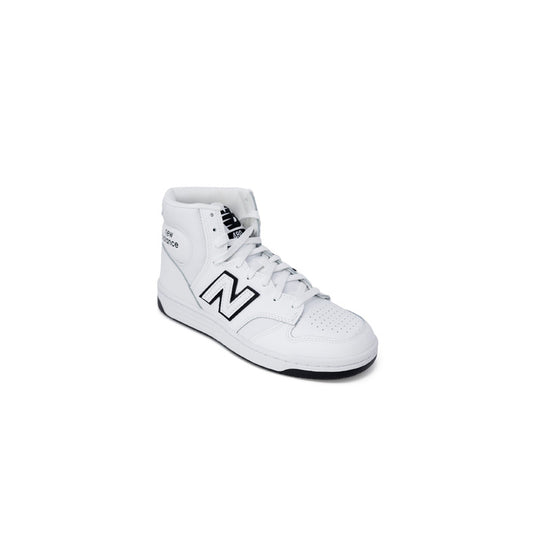 New Balance Women Sneakers - Black Leather Lace-Up Sport Shoes