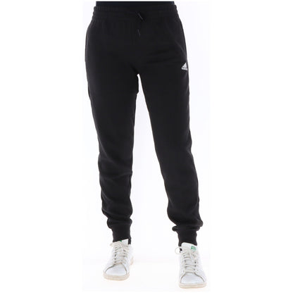 Pantalon noir imprimé Adidas pour femme | Pantalon à lacets avec poches automne/hiver