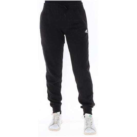 Pantalon noir imprimé Adidas pour femme | Pantalon à lacets avec poches automne/hiver