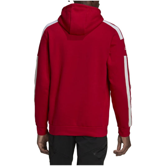 Sweat à capuche imprimé rouge Adidas pour homme – Streetwear confortable automne/hiver