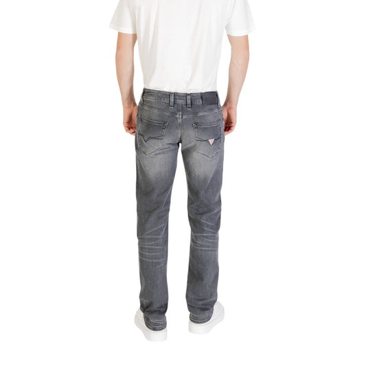 Guess Men Jeans – Grey Stretch Denim for Fall/Winter Style