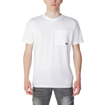 T-shirt New Balance pour homme - T-shirt à manches courtes en coton vert avec poche