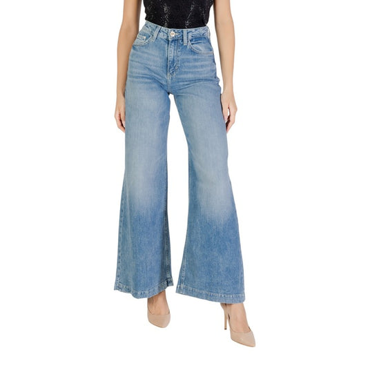 Jean Guess pour femme – Denim stretch bleu clair pour un style automne/hiver