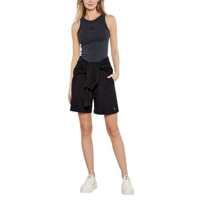 Calvin Klein Femme Top – Débardeur gris sans manches en coton stretch