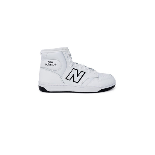 New Balance Women Sneakers - Black Leather Lace-Up Sport Shoes