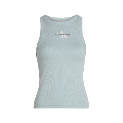 Calvin Klein - Débardeur en coton bio bleu clair pour femme