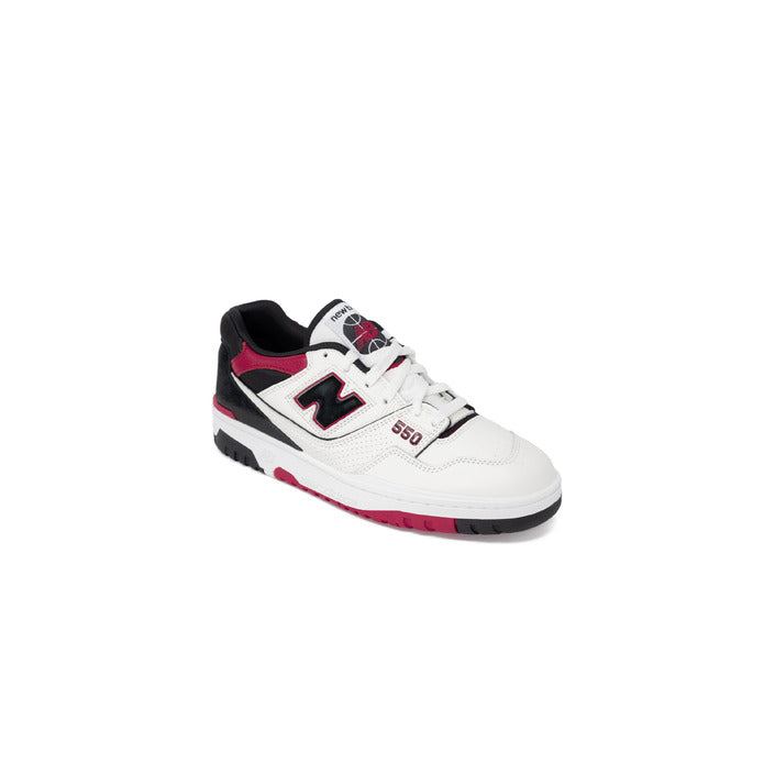 New Balance Men Sneakers - Red Athletic Footwear Side View