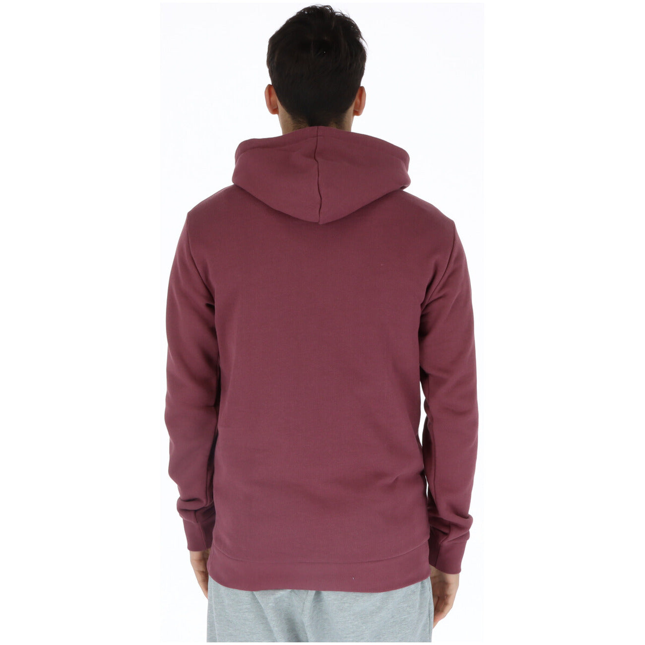 Adidas Men’s Bordeaux Printed Hooded Sweatshirt – All-Season Comfort